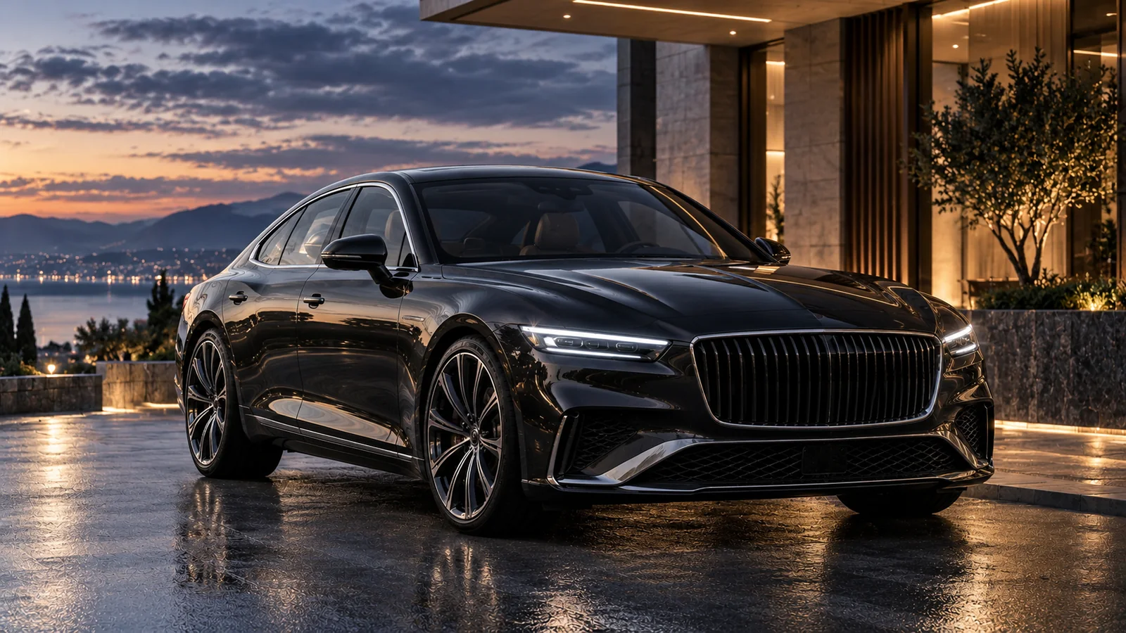 Contemporary luxury performance car